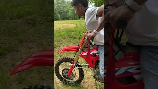 2024 crf 450  wide open launch 🏁😎 #real #viral #atv #mx #motocross #honda #racing #fyp #trending