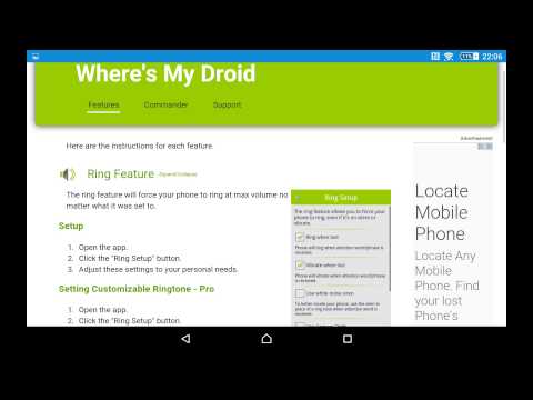 Find Lost Cell Phones with Where's My Droid App