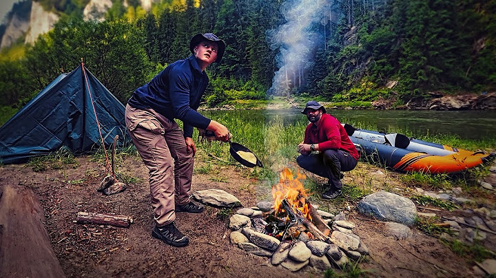 3 DAY Kayak WILD CAMPING Adventure - No Tent, Campfire Pizza