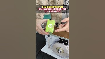 Customer sample test on yuezhou right angle labeling machine.#labeling #machine#boxlabelingmachine