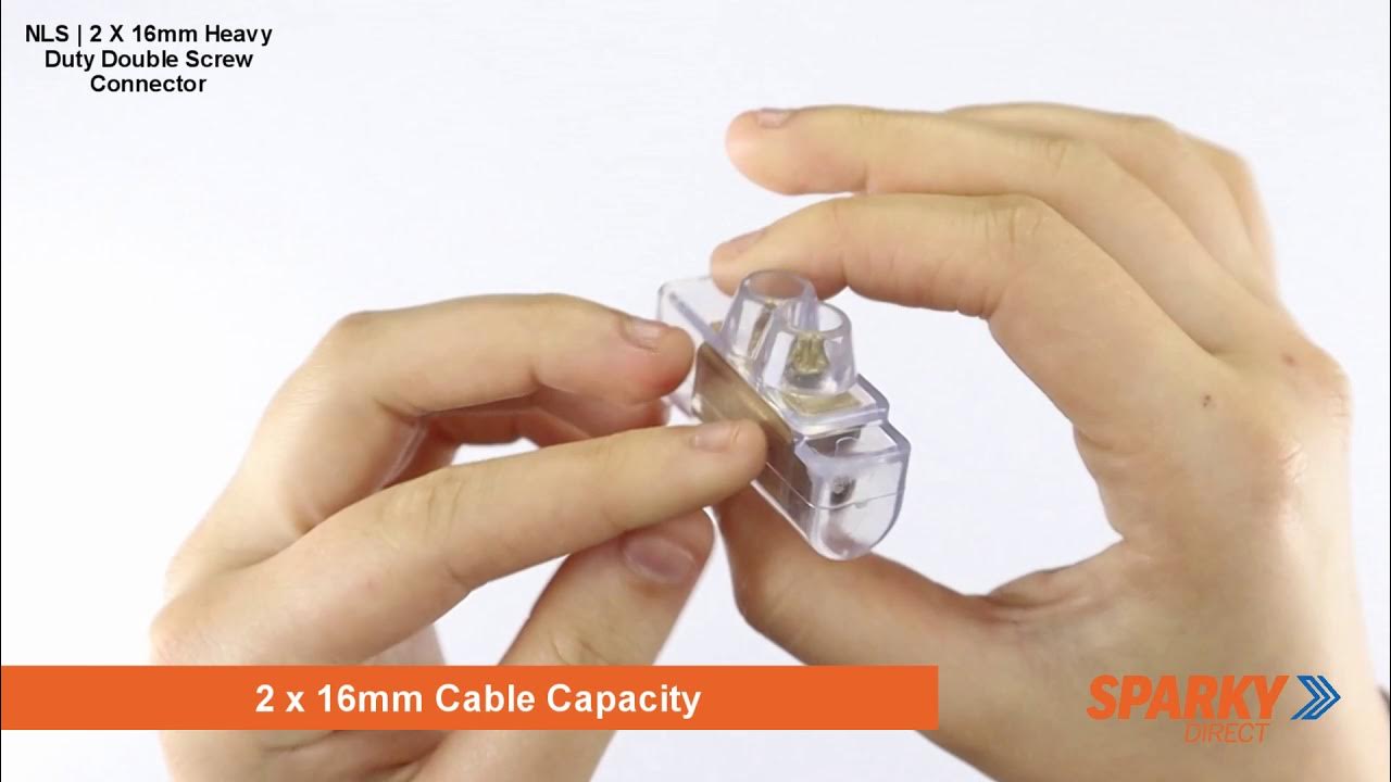 NLS 2 X 16mm Heavy Duty Double Screw Connector YouTube
