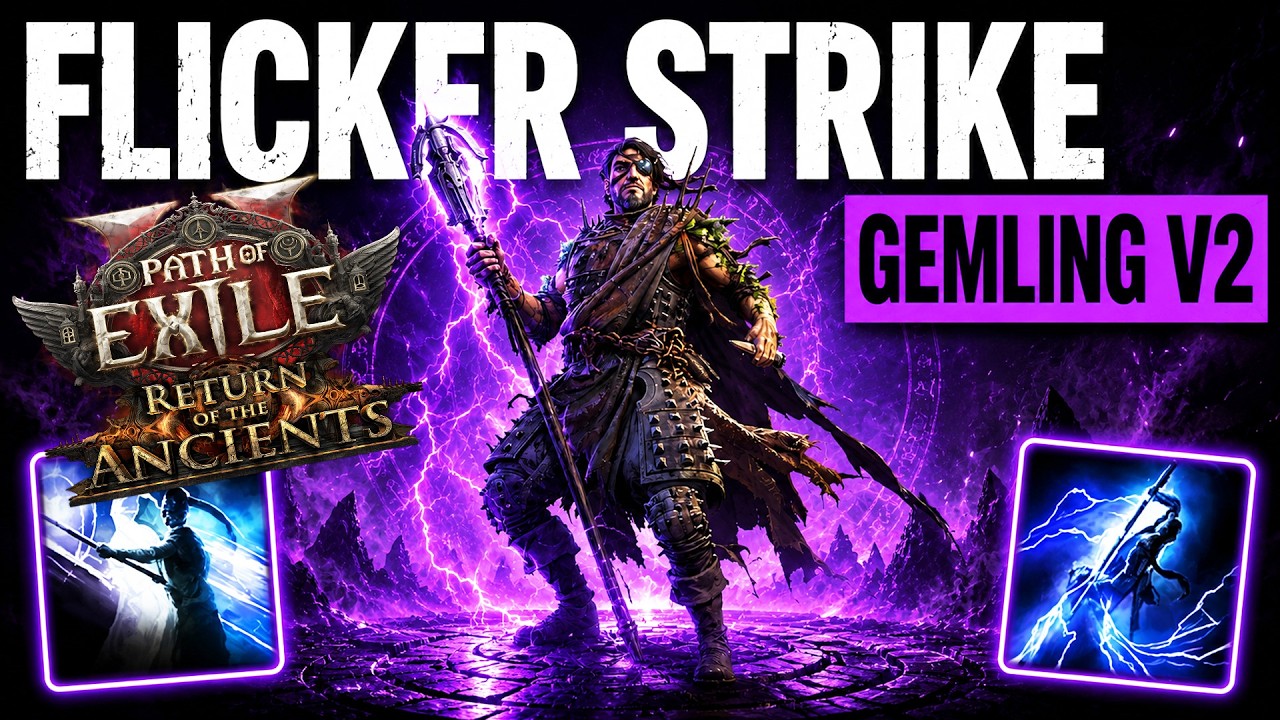 NEW BEST FLICKER STRIKE GEMLING LEGIONNAIRE BUILD! POE 2 Flicker Strike Build 0.5 (NEW META)