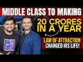 Middle class to making 20 crores a year by law of attraction  dbc podcast india