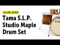 Tama slp studio maple drumset  sound demo