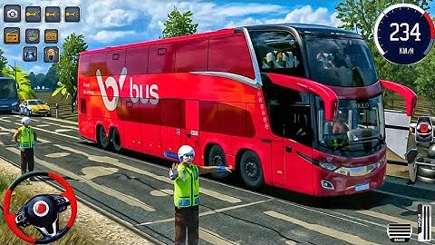 Bus Simulator Games 2025 - Ultra-realistic Tourist Bus Driving 3D - Bus Game Android Gameplay