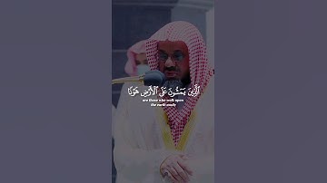 و عباد الرحمان الذين يمشون على الأرض هونا | بصوت القارئ سعود الشريم