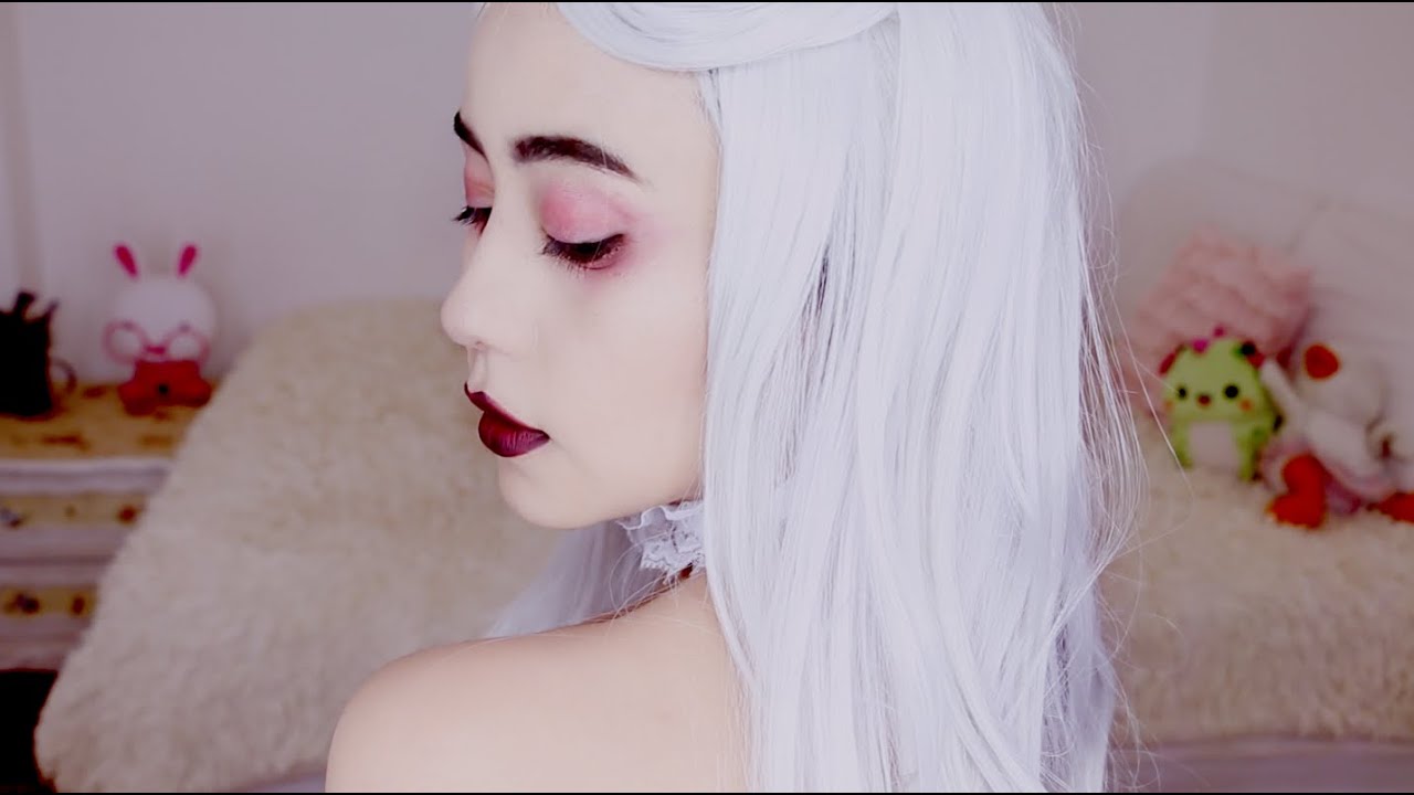 REINA BLANCA MAKEUP ♥ miku #AliciaATravesDelEspejo