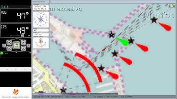 Fenix App basics 1 - Maneuver in a narrow channel at 5Kn