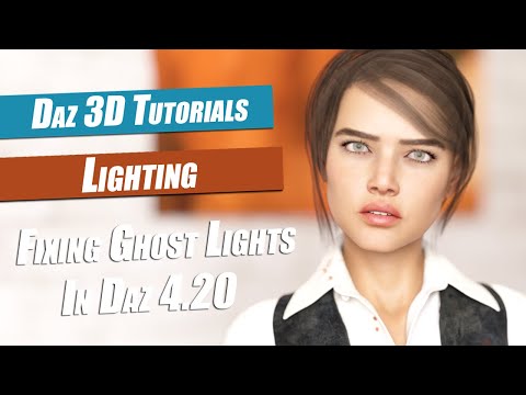 Daz 3d Lighting Tutorial : Fixing Ghost Lights In Daz 4.20