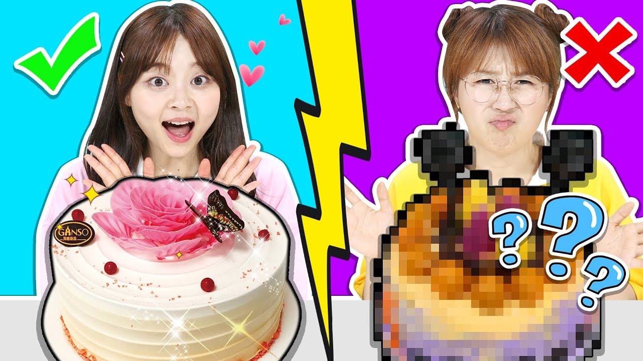 三色挑戰之用三種顏色裝飾蛋糕比賽啦！小伶玩具 | Xiaoling toys