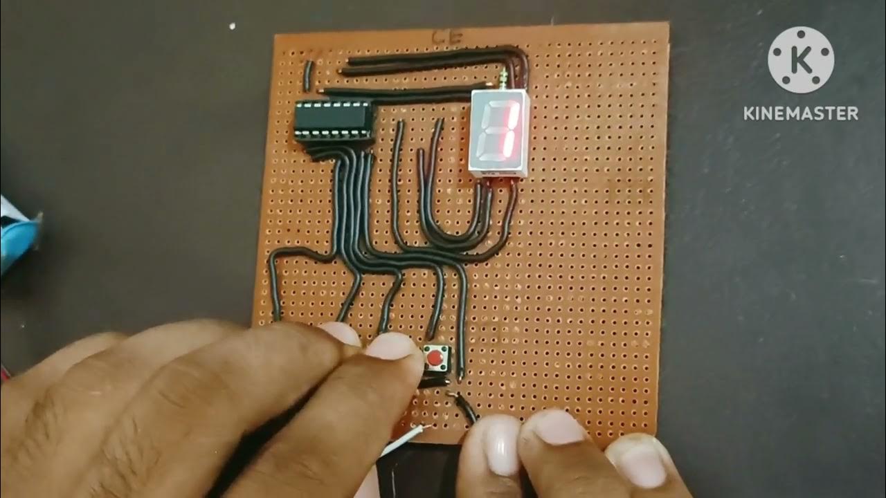 BCD to 7 Segment Decoder (Using IC 7447)... - YouTube