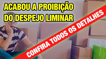 O que suspende a liminar de despejo?