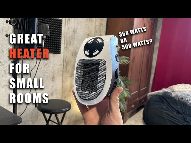 350W Wall Outlet Electric Small Space Heater - Review - YouTube