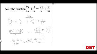 Algebraic fraction 1a