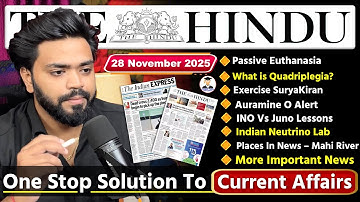 The Hindu Analysis Today | 28 November 2025 | The Hindu Newspaper Analysis | Daily Current Affairs