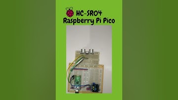 HC-SR04 Ultrasonic sensor using Raspberry Pi Pico #shorts video