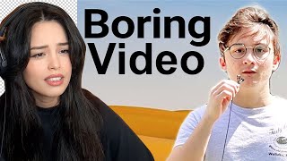 Valkyrae Reacts to MICHAEL REEVES a boring video