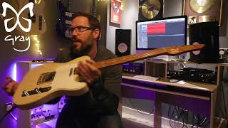 Gray Guitars  Swdan Ash Admiral Model In Aged Vintage Butterscotch