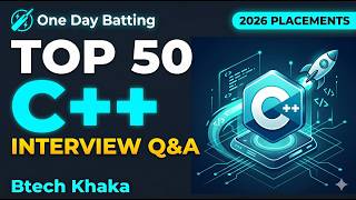 Top 50 Most Asked C++ Interview Questions for freshers | Frequently asked CPP interview questions