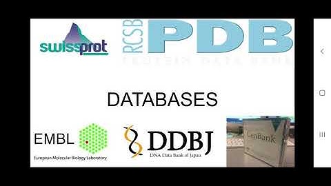 Databases - EMBL-Bank & DDBJ