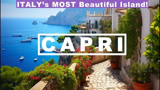 CAPRI | Italy Ka Sabse Sunder Island! | Blue Groto Tour