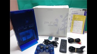 Unboxing Sony Playstation 2 Ocean Blue LIMITED EDITION  (SCPH-3700) JAPONES