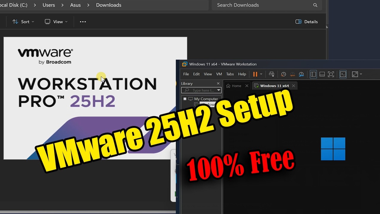 How to Download & Install VMware Workstation Pro 25H2 on Windows 11 ...
