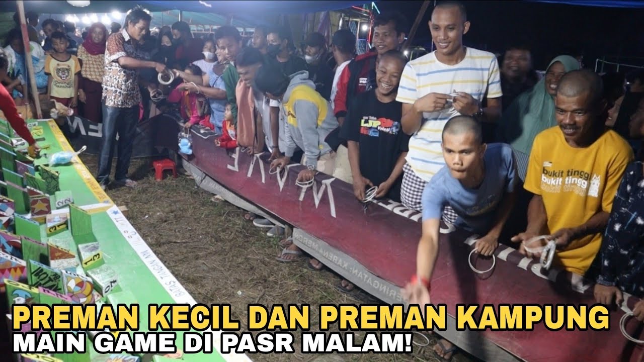 Preman Kecil Dan Preman Kampung Cobain Semua Game Yang Ada Di Pasar Malam!