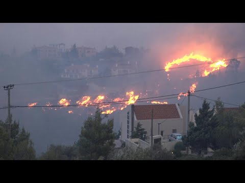 Grèce: un feu au nord d'Athènes conduit à l'évacuation de plusieurs villages | AFP