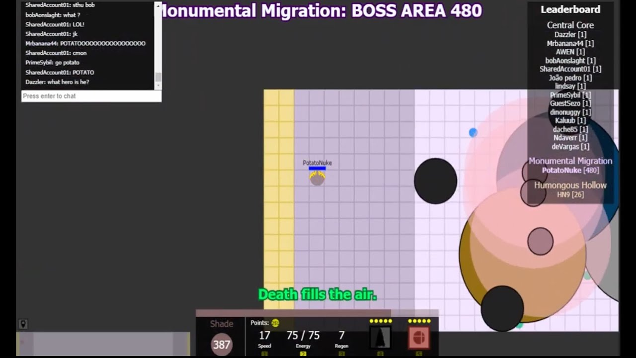 Evades.io - MM480 Solo as Shade 440+ recording
