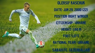 Ukranian talent OLEKSİY KASCHUK Goals, Skills, Assists 2022-2023