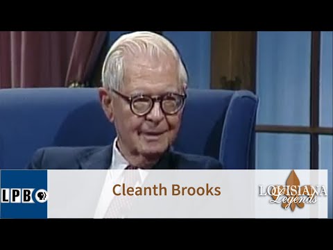 Cleanth Brooks | Louisiana Legends