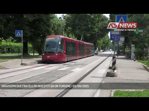 GRAVISSIMI DUE FRATELLINI INVESTITI DA UN FURGONE | 03/06/2025