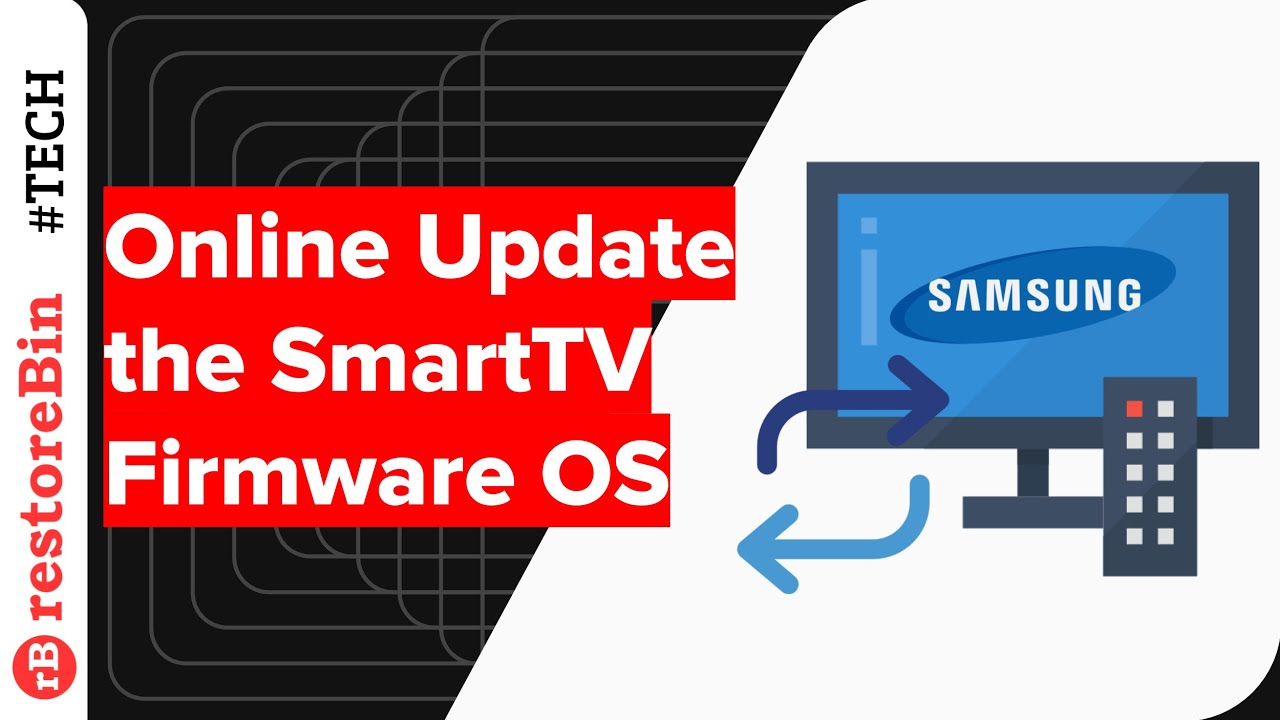 How to update Samsung Smart TV software or firmware online?