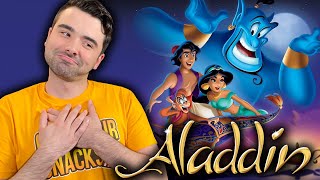 ALADDIN IS AMAZING! Aladdin Movie Reaction! ROBIN WILLIAMS AS THE GENIE IS HILARIOUS!!