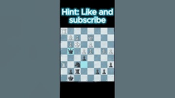Can YOU find the solution to this Chess Puzzle? #chess #shorts
