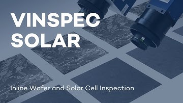 VINSPEC SOLAR: Inline Wafer and Solar Cell Inspection | VITRONIC