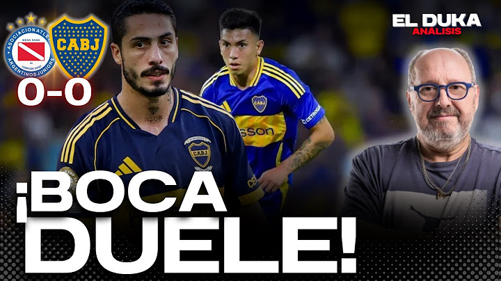 ¡BOCA DUELE! - Argentinos Juniors vs Boca (0-0) - ELDUKA