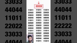 Genius People in World see the Hidden Number 22222