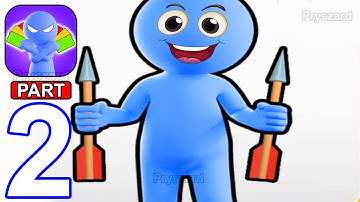 Card Thrower 3D! - Gameplay Walkthrough Part 2 Tutorial Levels 12-20 Stick Card Thrower Android, iOS