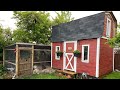 Barn style chicken coop build! Barn style chicken coop build!