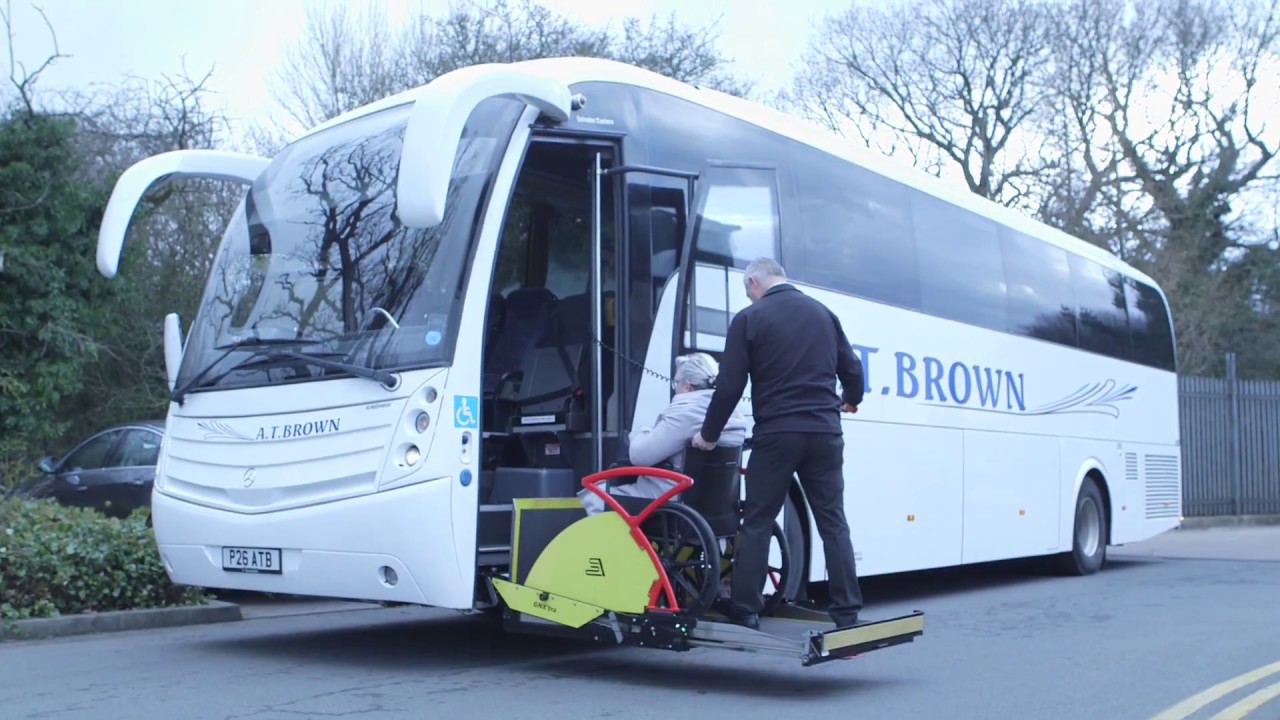 A.T. Brown (Coaches) Ltd Wheelchair Accessible Coaches YouTube