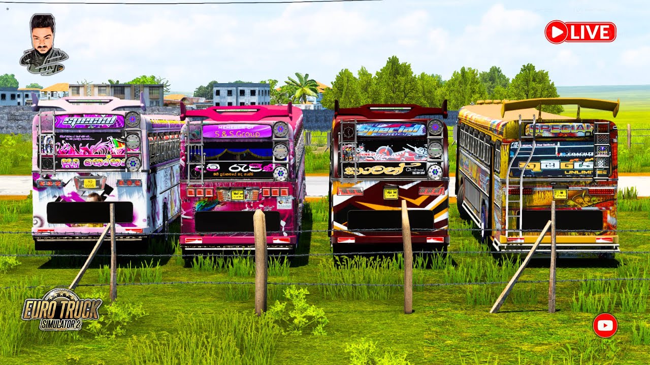 බස් උඩින් යන රේස්|ETS2 BUS RACE #ets2 #bus #gameplay