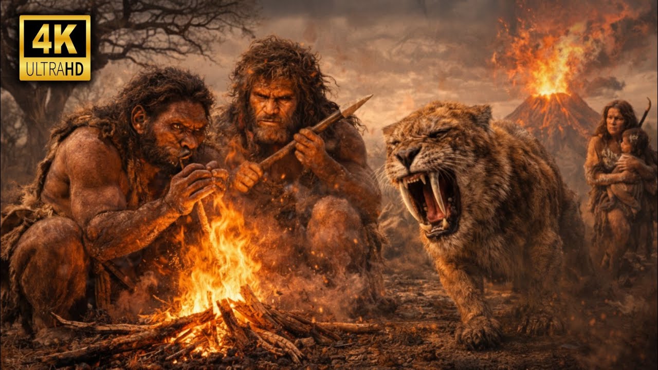 Life 3.5 Million Year Ago | Hominid People Survival Techniques | Lost Earth Ages