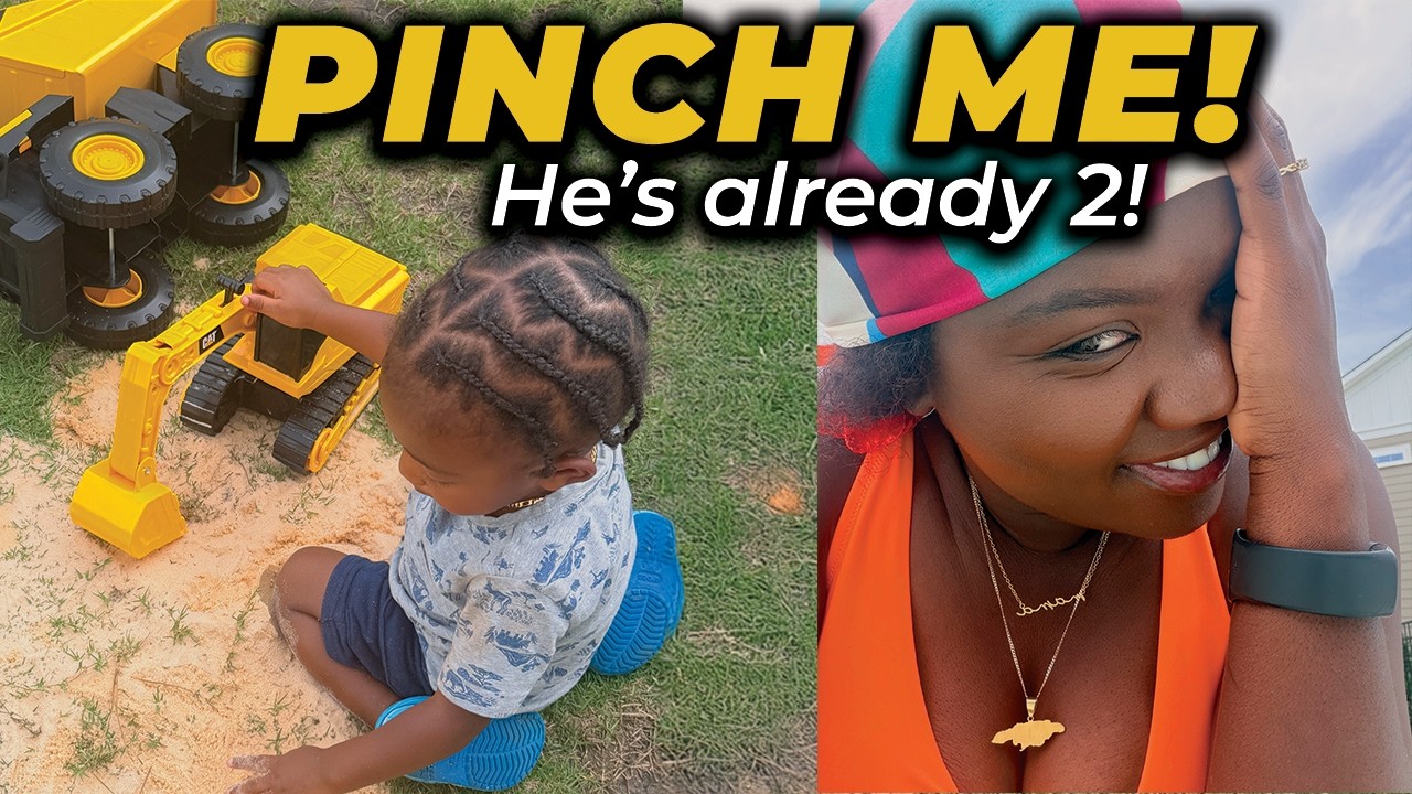 He's Already 2 | Birthday Week, Sandbox Surprise & Jumbileen Market Prep