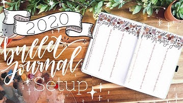 2020 Bullet Journal Setup! ✨
