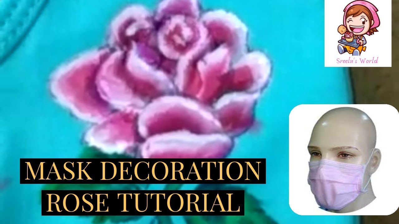 Mask decorating ideasRose tutorialsEasy craftsCreative ideasSimple mask decoration ideas
