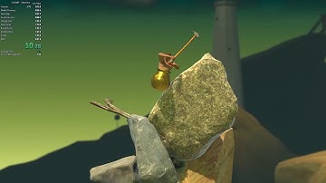 Getting Over It Devils Chimney gold 11.73s