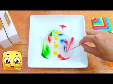 Satisfying Slime Coloring with Food Dye, Pigment, Shaving Foam+