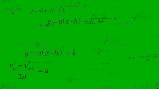 Math formula green screen free to use | No Copyright | AR GREEN SCREEN WORLD